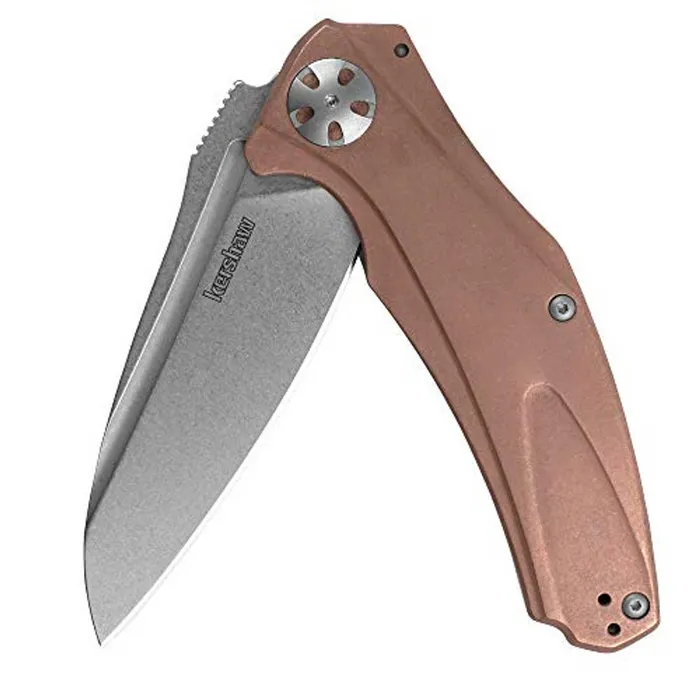 Kershaw Earrings Kershaw Pocket Knife Natrix XL CU Drop Point Plain Edge Steel Blade KW7008CU