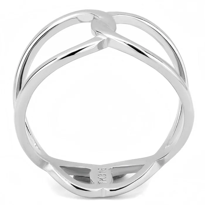 TK3585 No Plating Stainless Steel Ring with No Stone Alamode Rings