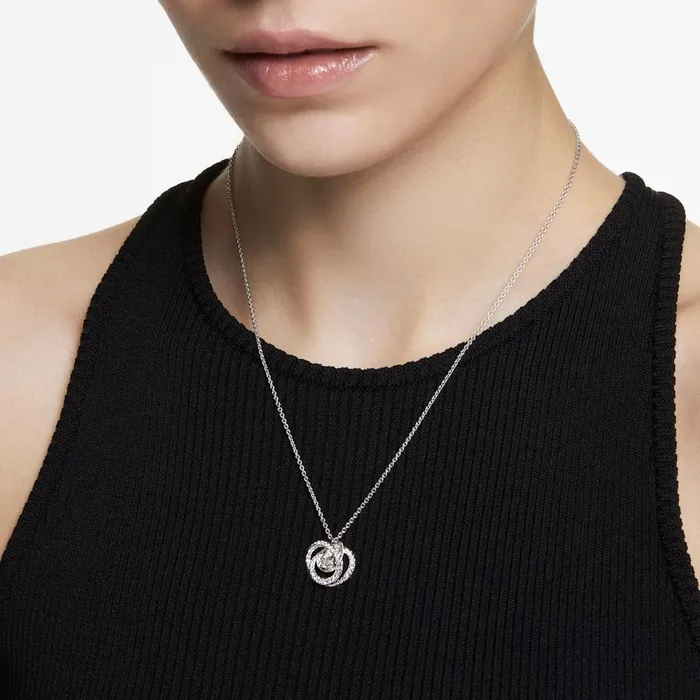Necklaces Swarovski Swarovski Generation Necklace with Pendant White Rhodium plated