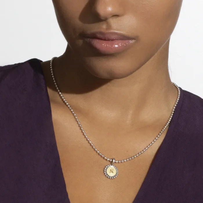 Signature Caviar I Initial Charm LAGOS Charm Necklaces
