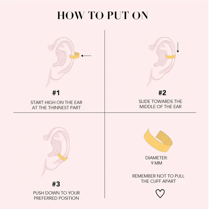 Earrings Amanda Ear Cuff Suetables