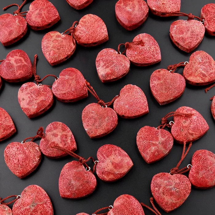 Intrinsic Trading Earrings Natural Real Genuine Red Sponge Coral Heart Earring Pair Drilled Gemstone Matched Beads Intrinsic Trading Earrings Natural Real Genuine Red Sponge Coral Heart Earring Pair Drilled Gemstone Matched Beads