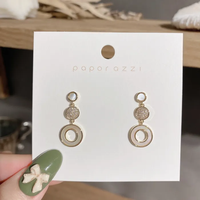 Refined by AnnaKaci Triple Circle Geometric Earring Earrings